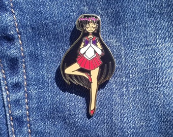 Mars Tree Pose Enamel Pin