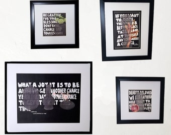 Lyrics & Ceramics Complete 4 piece Print Set