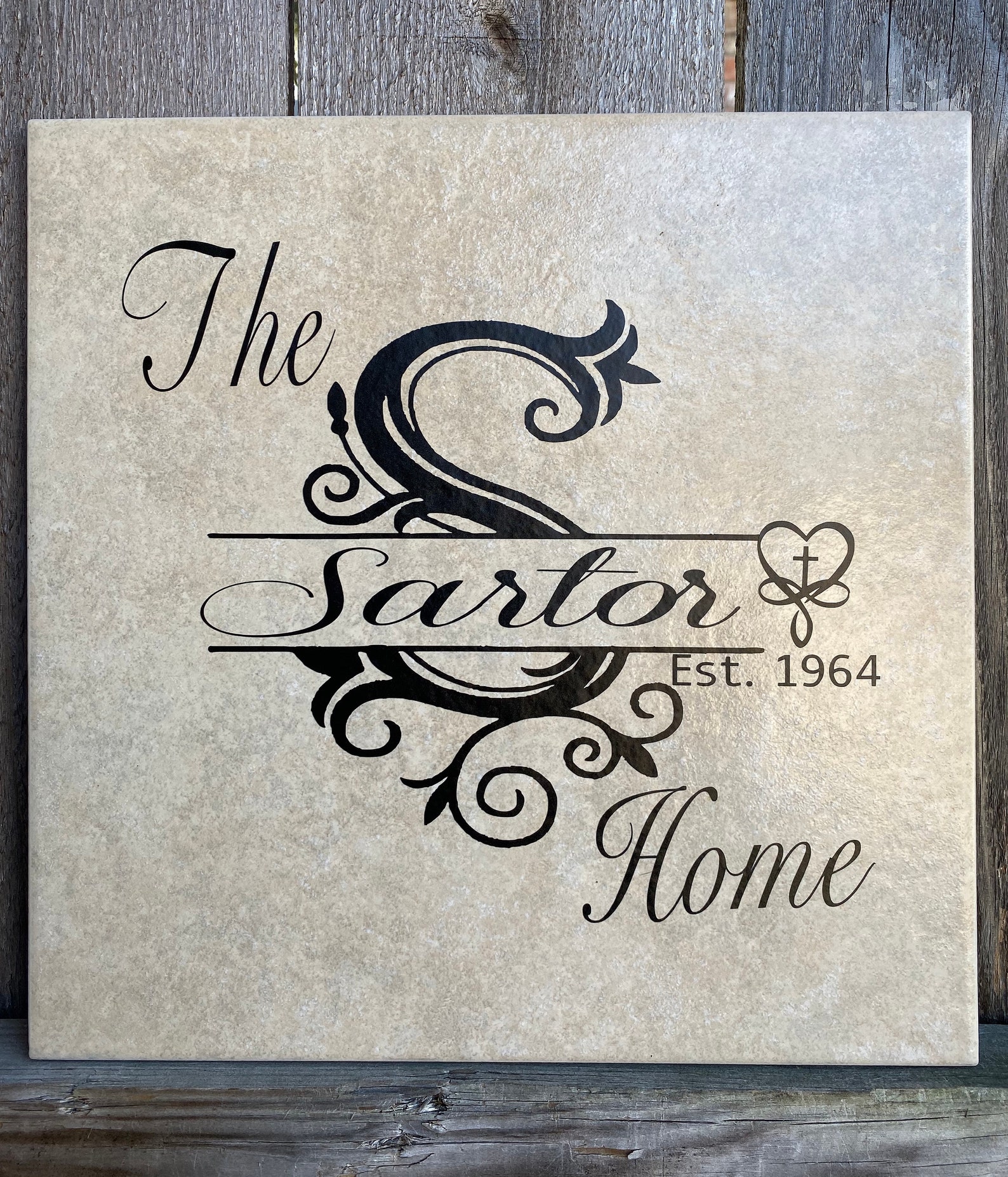 Personalized Ceramic Tile Etsy