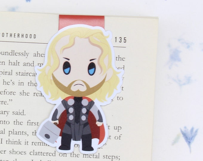 Thor Magnetic Bookmark Norse Mythology, Baby Thor, Paper Clips, Book ...