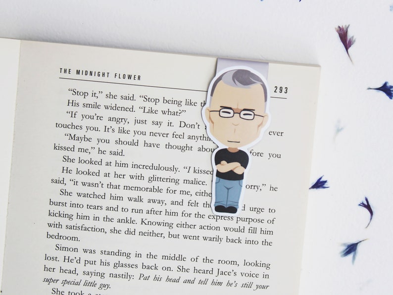 Stephen King  Magnetic bookmark  gift for book lovers image 1