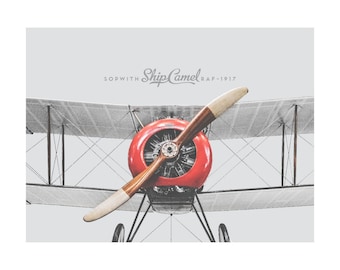 1918 Sopwith Ship Camel Biplane