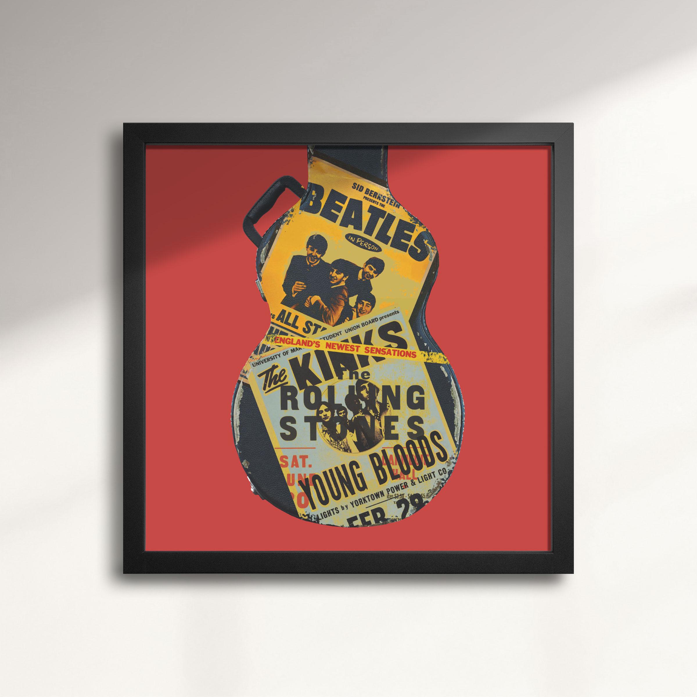 British Invasion 1.0 Wall Art – 1960s UK Music Legends Art, Retro