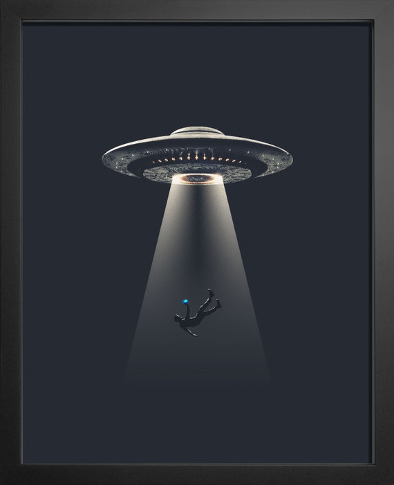 Live-stream Your UFO Abduction Wall Art: Retro & Vintage-inspired