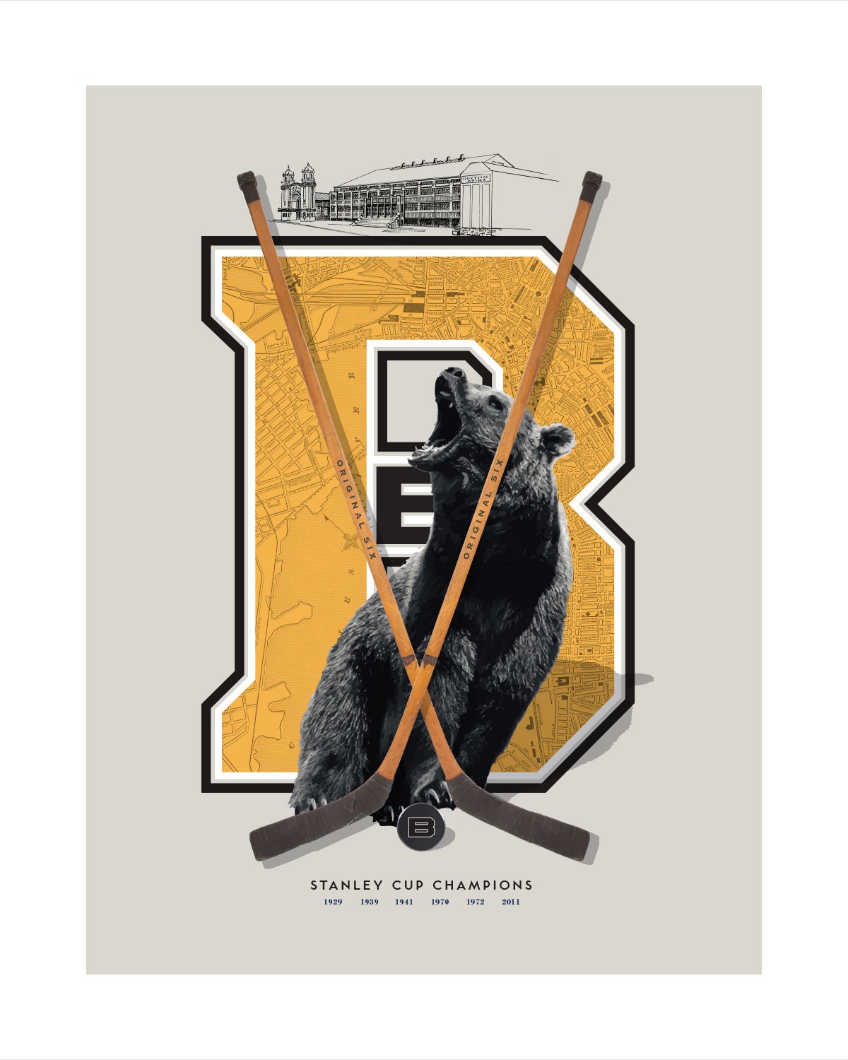 Boston Bruins Lithograph - Original NHL Art and Prints at 's Sports  Collectibles Store