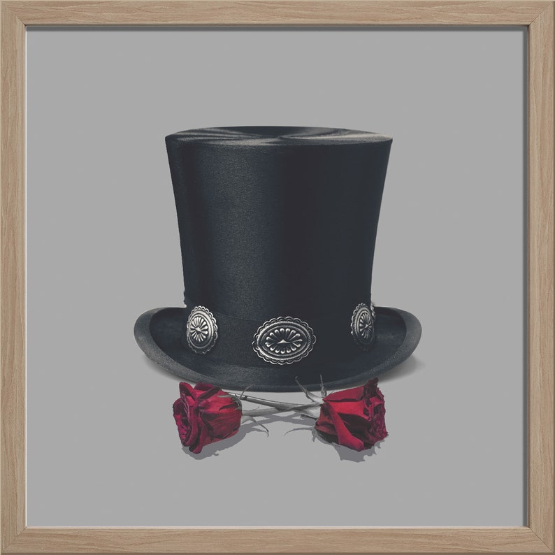 Slash 'stovepipe Tophat' Wall Art Print Art for 80s Etsy