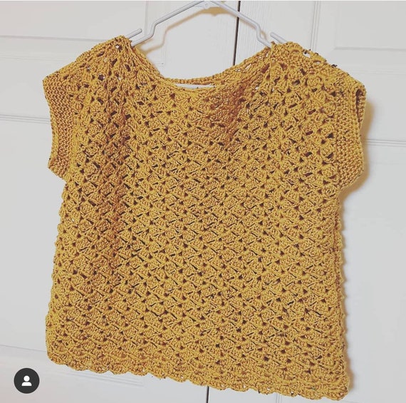 Crochet Pattern Drunken Granny Stitch Sweater / Top / Tank | Etsy