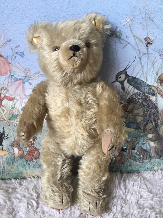 jointed teddy bear with growler