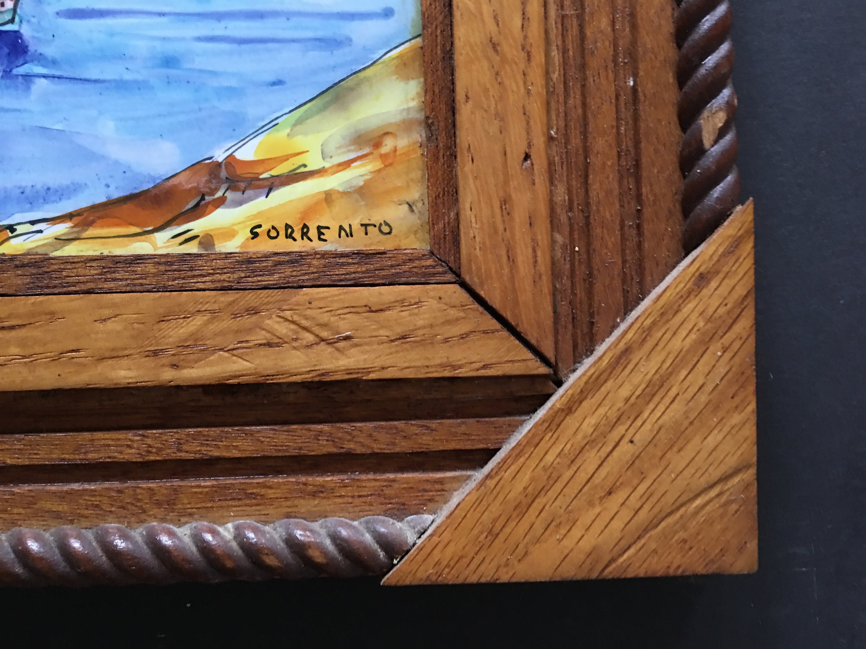 Italia Mural de azulejos de cerámica pintado a mano Sorrento | Etsy