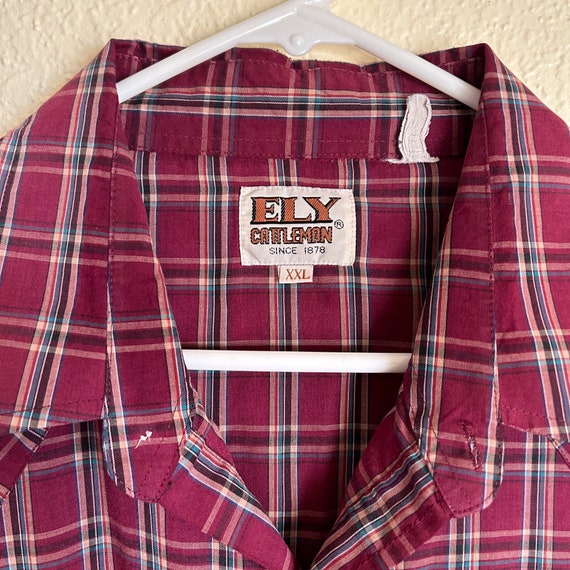Vintage Ely Cattleman XXL Pearl Snap, XXL Pearl S… - image 4