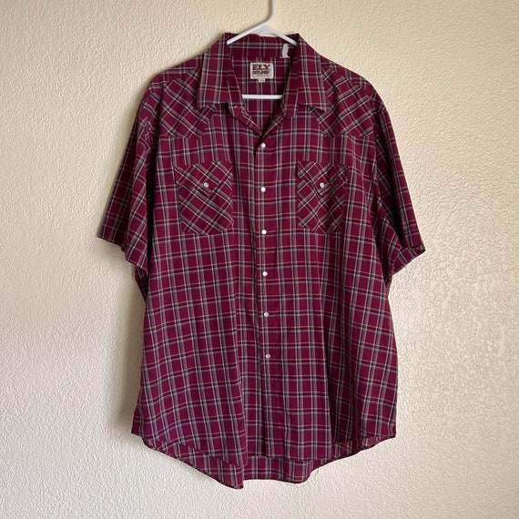 Vintage Ely Cattleman XXL Pearl Snap, XXL Pearl S… - image 3