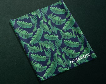 Nomadic - 'Palm Leaves' Seamless Neck Gaiter/Neck Scarf/Face Covering/Bandana/Snood/ Cycling Face Mask/ Neck Warmer/ Travel Gifts