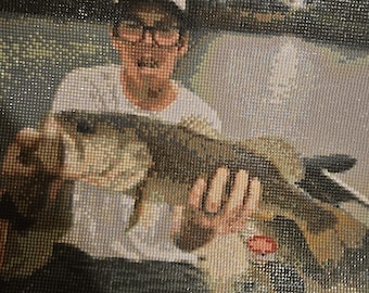 Custom Diamond Art Portrait: Sparkling Memories of Loved Ones, Shimmering Wall Decor