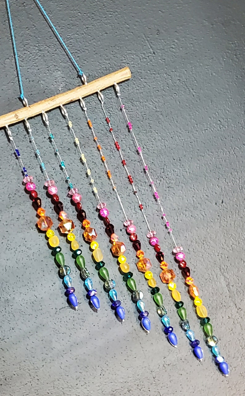 Hanging Beads Suncatcher, Black Willow Branch Etsy