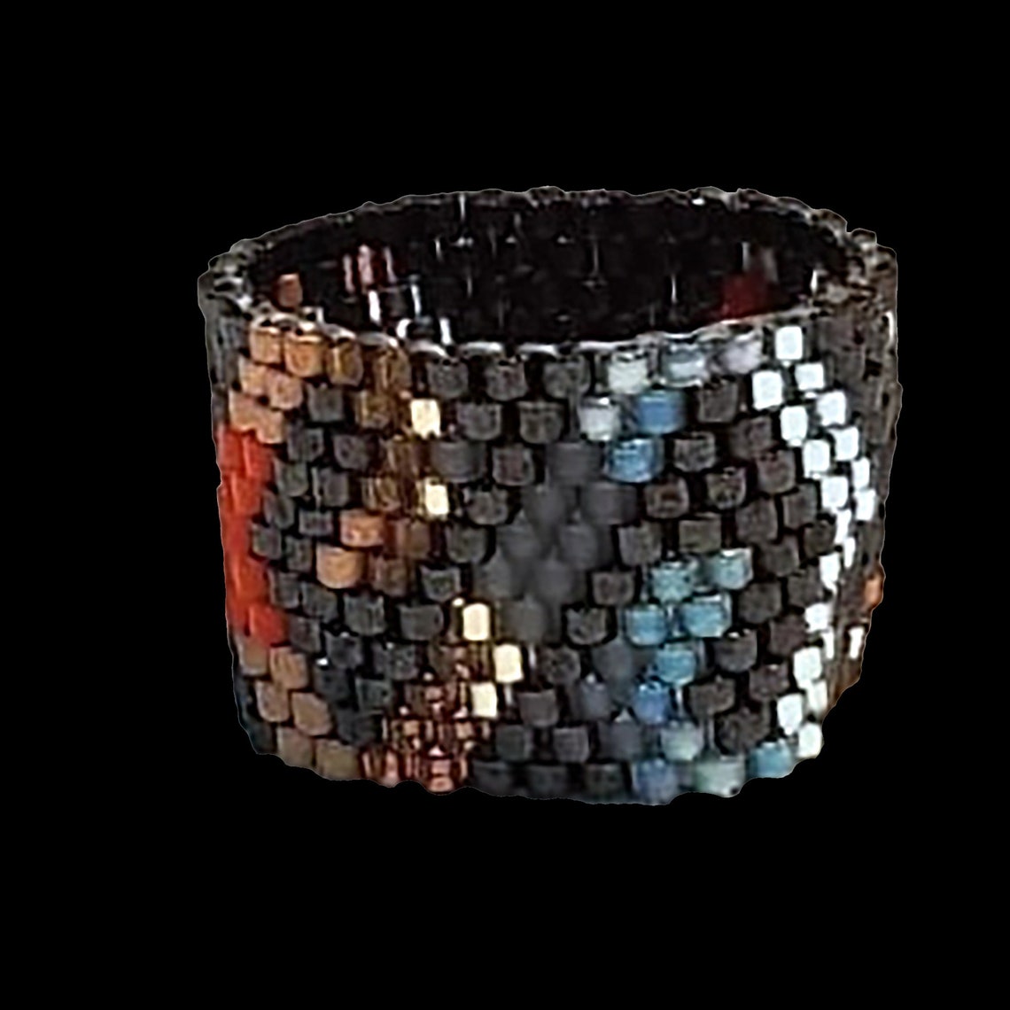 Beaded Miyuki Delica Peyote Hand Weaved Ring - Etsy