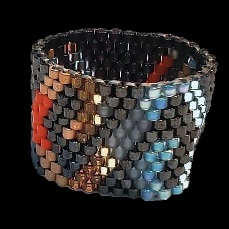 Beaded Miyuki Delica Peyote Hand Weaved Ring - Etsy