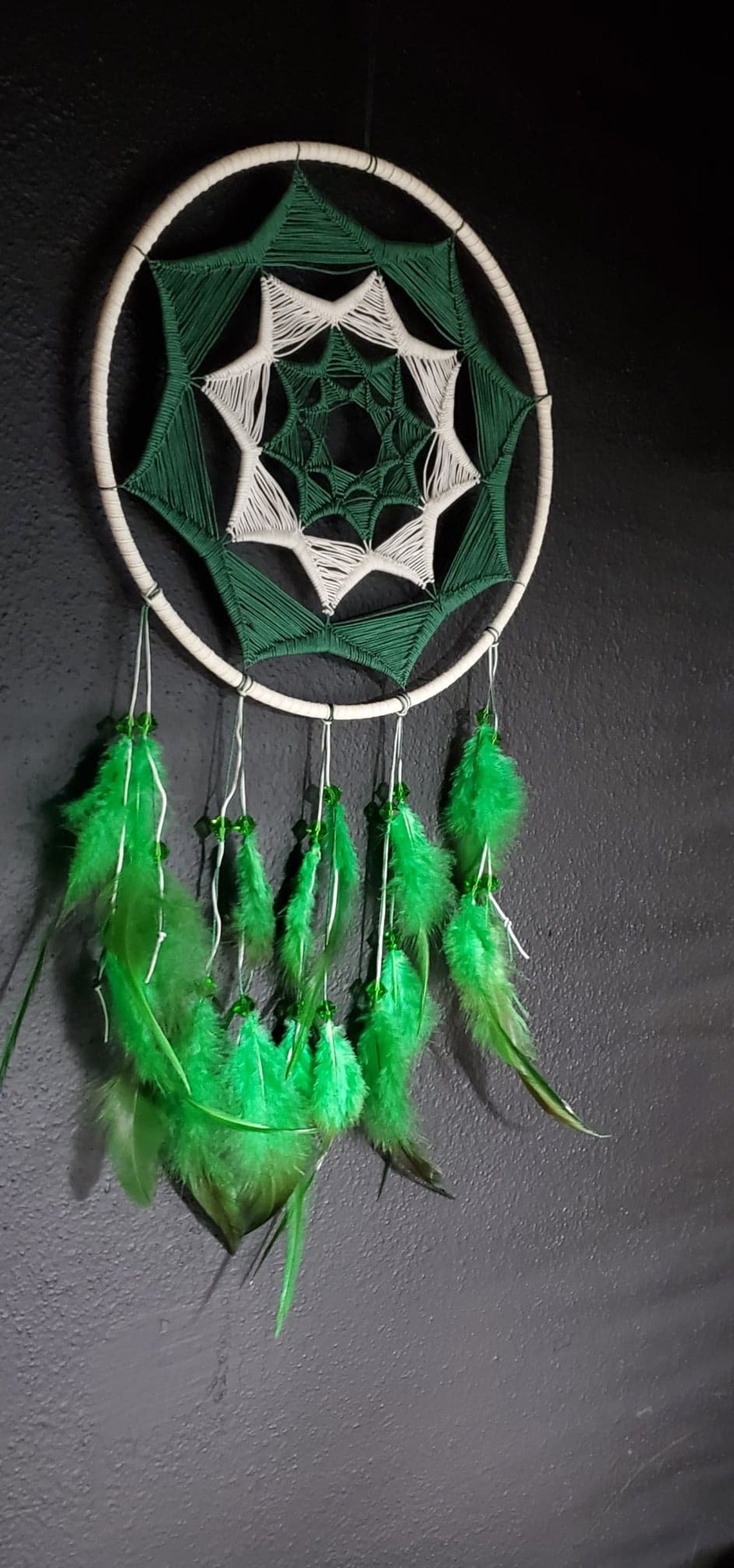 Buy Emerald Spiral Dream Catcher Dreamcatcher Online in India - Etsy