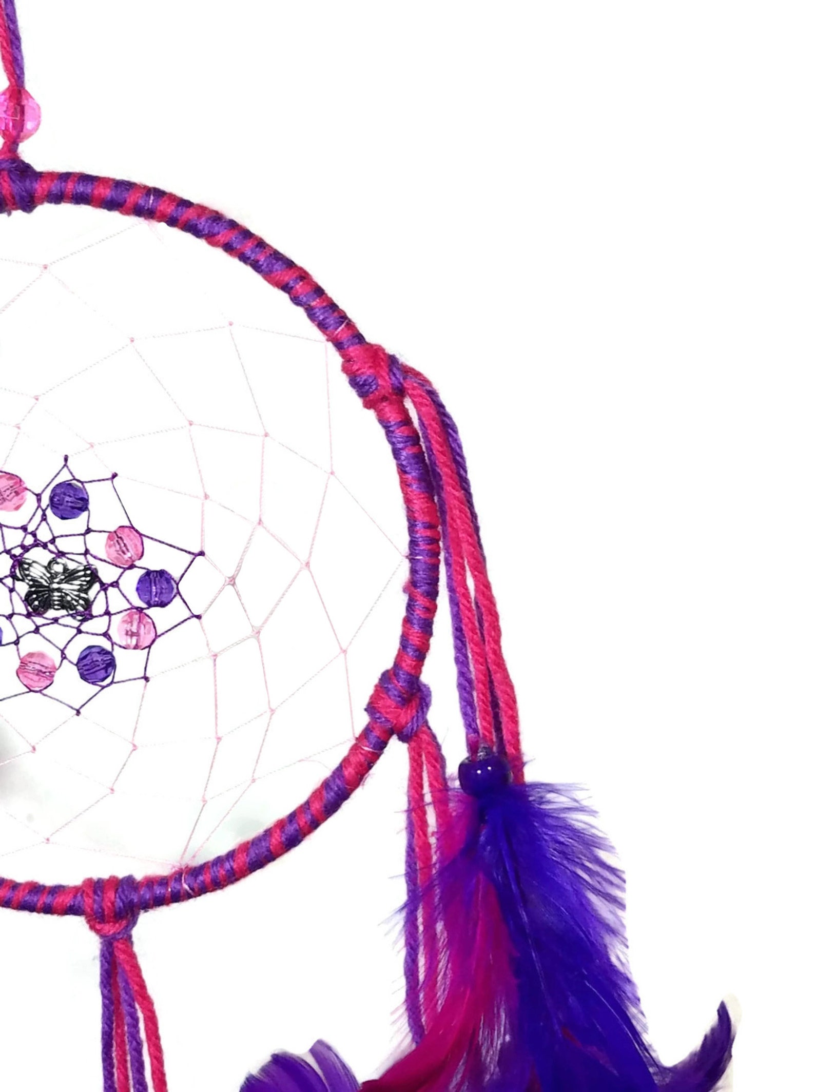 Pink & Purple Dream Catcher, Dreamcatcher, Wall Hanging, Home Decor, Wall Art, Housewarming