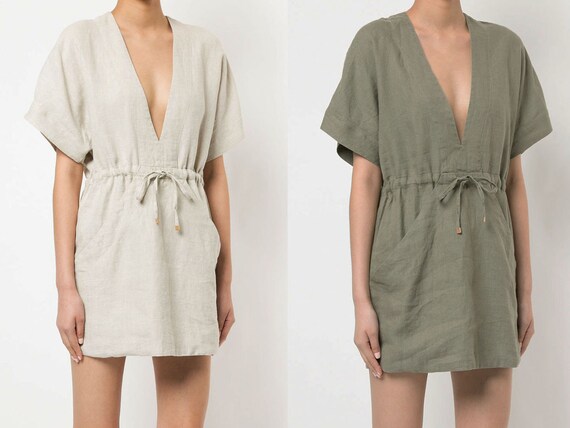 simple linen dress