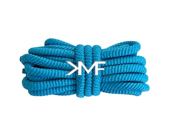 Dark Cyan KMF Slim Turbine Rope 2026 Shoelaces 5.5mm Replacement Laces For All Shoes