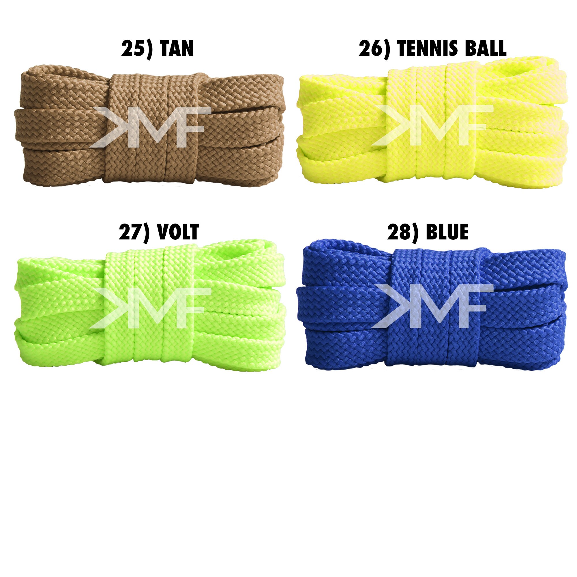 KML NMD Style Flat Premium Shoelaces Vibrant Colorful Laces Etsy