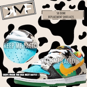 KMF SB Dunk High And Low Shoelaces Thick Oval Replacement Laces