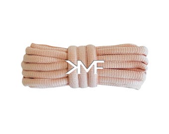 Blush KMF Slim Oval Replacement Shoelaces For All Shoes Vibrant Laces