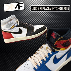 Flat KMF Ricambio AJ1 Union Shoelaces Premium Sostituzione Lacci per uomo