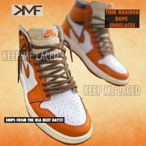 Thin Braided Rope KMF Brand Shoelaces Your Go To For All Your Laces Shoe Strings