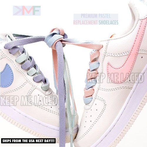 af1 pink laces