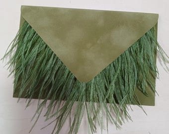 Sobres de terciopelo sin sello de cera, pasteles, plumas, elegantes invitaciones de boda, fiestas de compromiso, celebraciones, aniversarios, regalos para damas de honor.