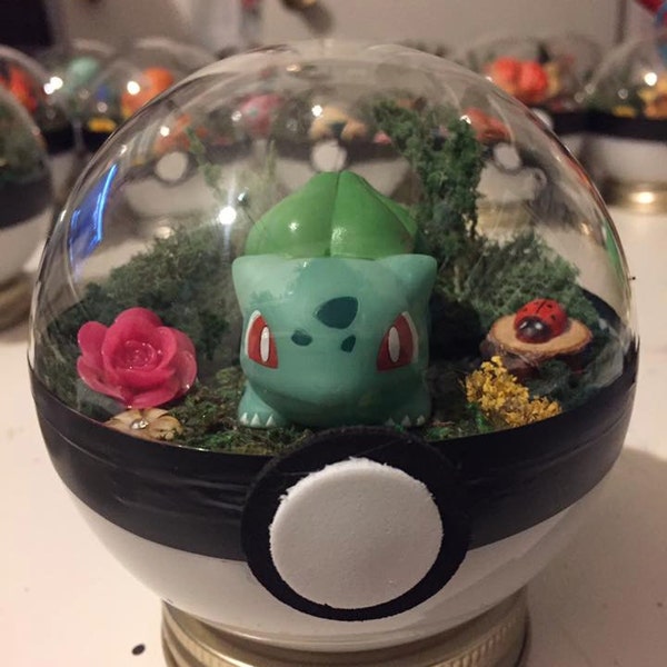 Bulbasaur Pokeball Terrarium