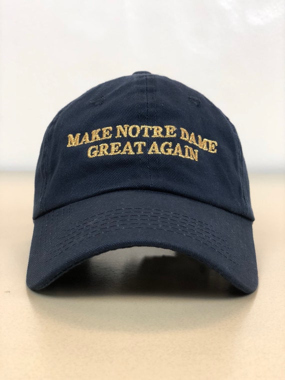 notre dame dad hat