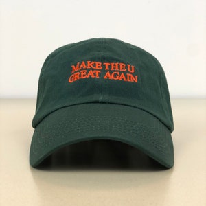 Make The U Great Again Hat / Cap Miami Hurricanes University of Miami