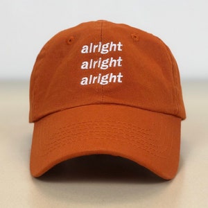 Alright Alright Alright Wooderson Cap | Dazed and Confused Baseball Hat | Black Dazed And Confused Hats for Sale | Redbubble main image 3