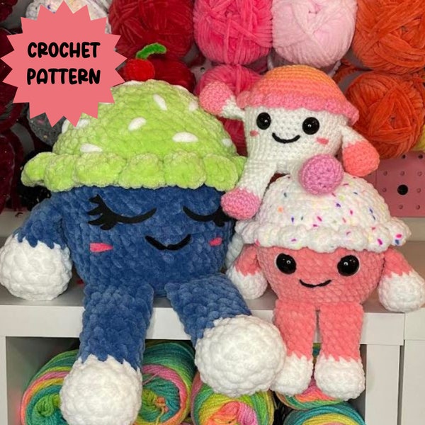 Cupcake Cuteness - No Sew Crochet Pattern