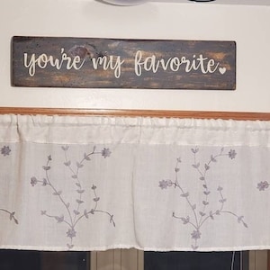 You&#39;re My Favorite Wood Sign Anniversary Gift Housewarming Gift Cozy Home Decor Wedding Gift Best Friend Gift Bridal Shower Gift