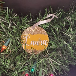 Personalized Acrylic Christmas Ornament
