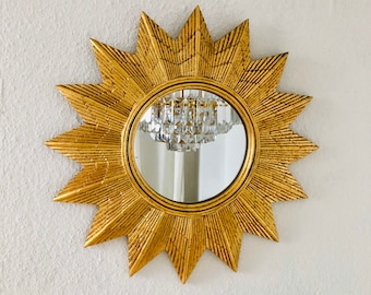 Sun mirror Sunburst Mirror Mid Century Modern 1960s