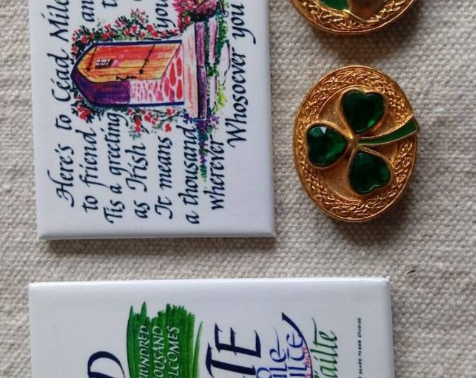 Irish Set of Seven Irish Here's to Cead Etsy