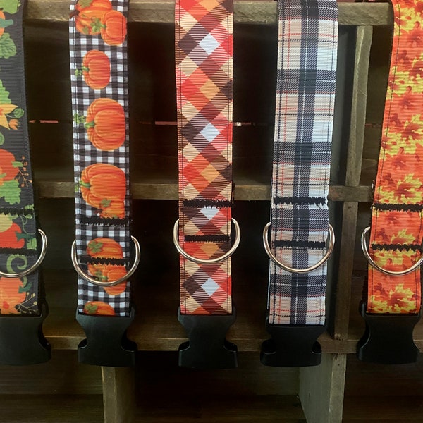 Big Dog Collars Fall Collection, Giant and Large Breed Dog Collars, Handmade, Made in Michigan