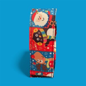 Handmade Christmas Dog Collar, Holiday Grosgrain Ribbon, Large Breed image 12