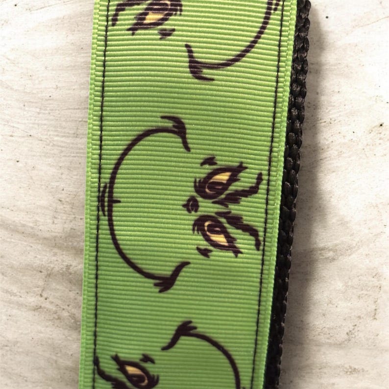 Handmade Christmas Dog Collar, Holiday Grosgrain Ribbon, Large Breed image 14
