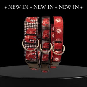 University of Alabama Dog Collar: Crimson Tide, Roll Tide - XS-XL