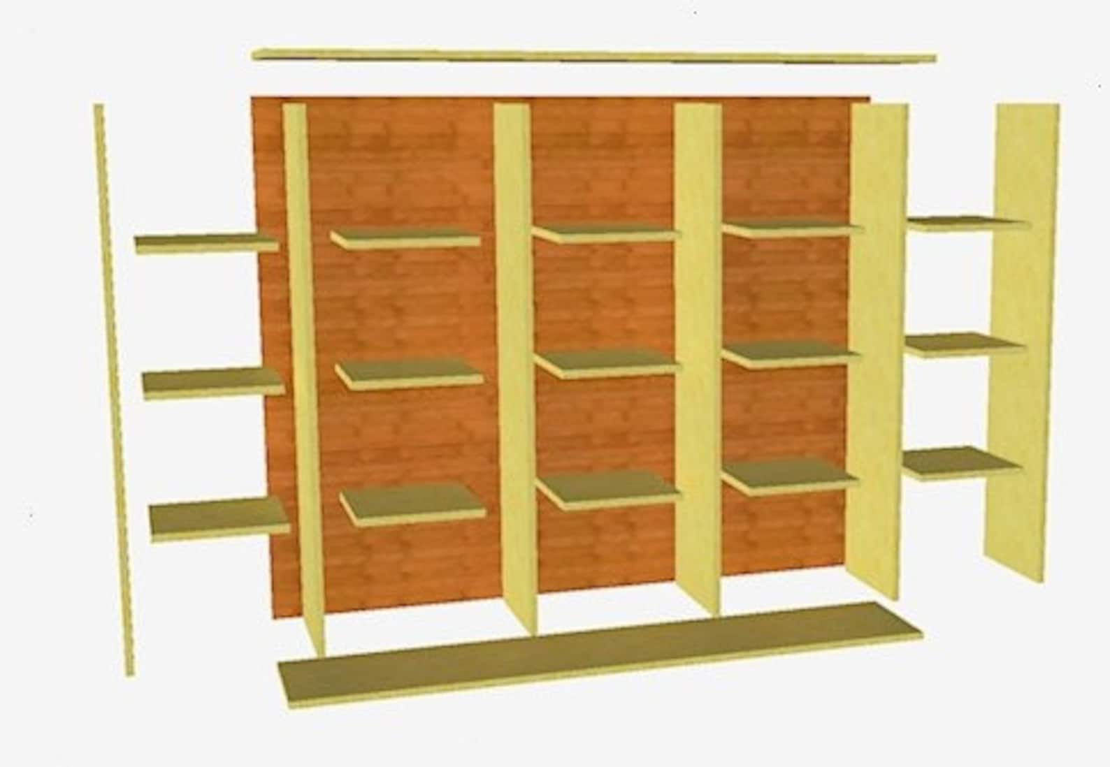 Simple DIY Cubby Storage Project Plans, Stepbystep Downloadable