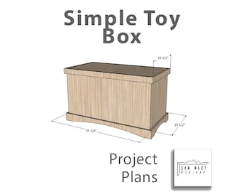 Simple DIY Toy Box Project Plans