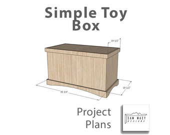 Simple DIY Toy Box Project Plans