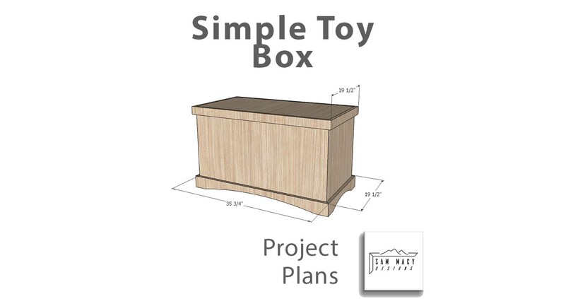 toy box with shelves plans