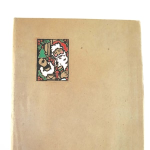 Vintage 1940s Album Handmade Handgemalter Linolschnitt Weihnachtskarten, 1940er oder 1950er Jahre, San Diego Künstler Ora Dobbs Stroburg, Sales Samples Sammelmappe
