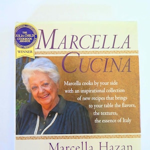 Marcella Cucina, Marcella Hazan, 1997, 1st/1st, Vintage 1990s Regional Italian Cookbook, The Art of Italian Cooking